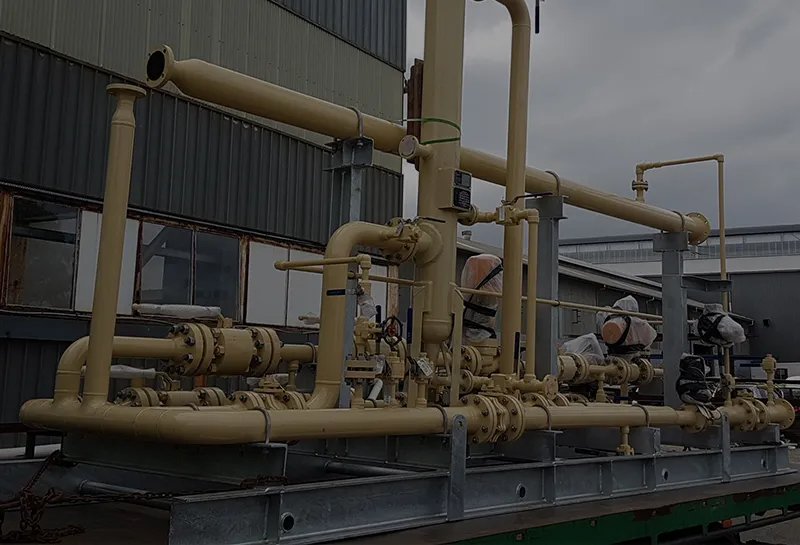 1 off Fuel Gas Skid, Structural Steel & Pipe Spooling for Wasco/Westside