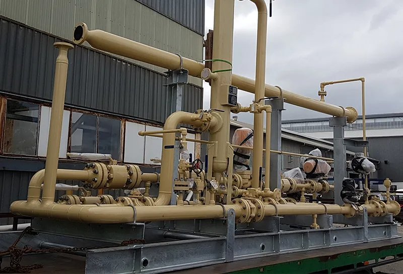 1 off Fuel Gas Skid, Structural Steel & Pipe Spooling for Wasco/Westside