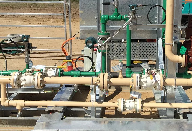 15 off Wellhead Gas Skids, Structural Steel & Pipe Spooling for Wasco/Senex